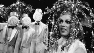 Scarecrow in a Garden of Cucumbers