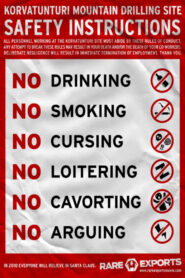 The Official Rare Exports Inc. Safety Instructions 2005