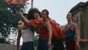 Scarecrow in a Garden of Cucumbers