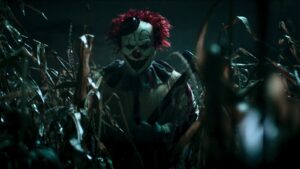 Clown in a Cornfield