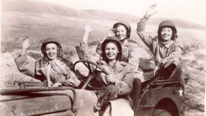 Four Jills in a Jeep