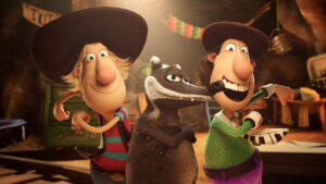 Two Buddies and a Badger