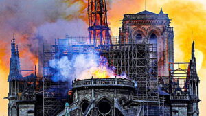 Notre-Dame on Fire