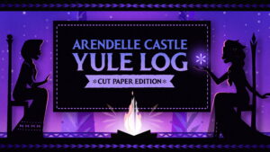 Arendelle Castle Yule Log: Cut Paper Edition