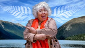 Miriam Margolyes in New Zealand